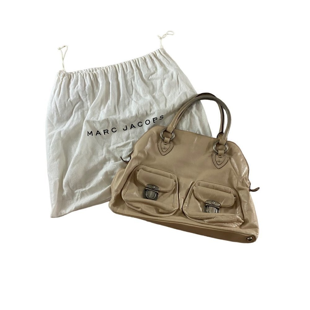 Vintage Marc Jacobs Women's Cream Hand Bag with Dust Bag - OS
